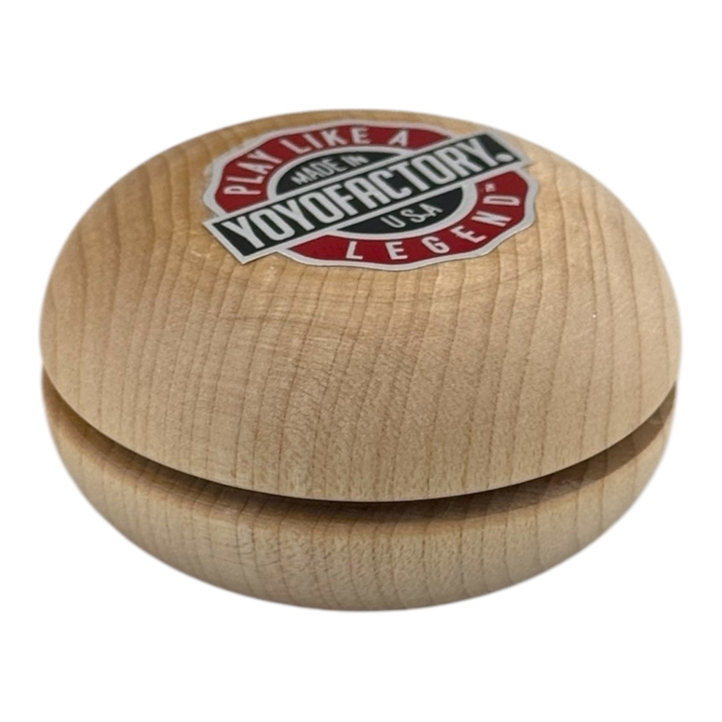 Legend Wood YoYo raw close up