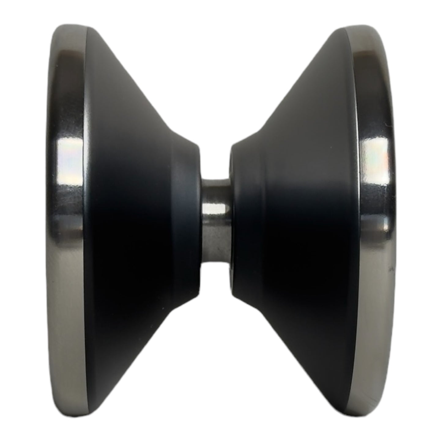 Bimetal YoYo black silver bearing view