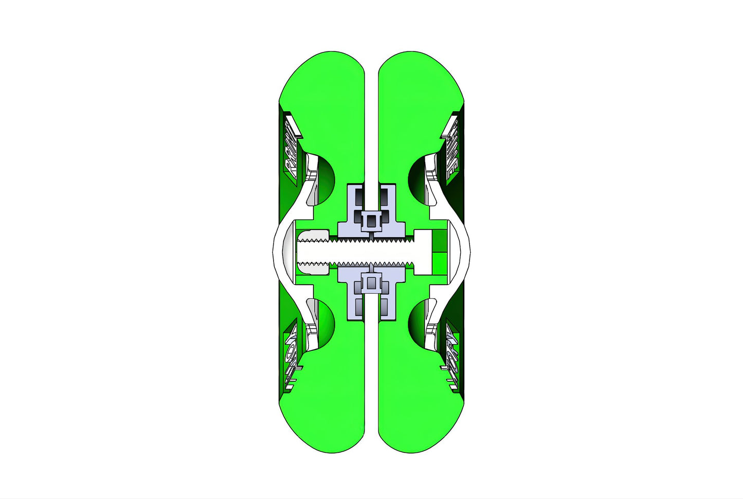 3d Printed looper YoYo cross section