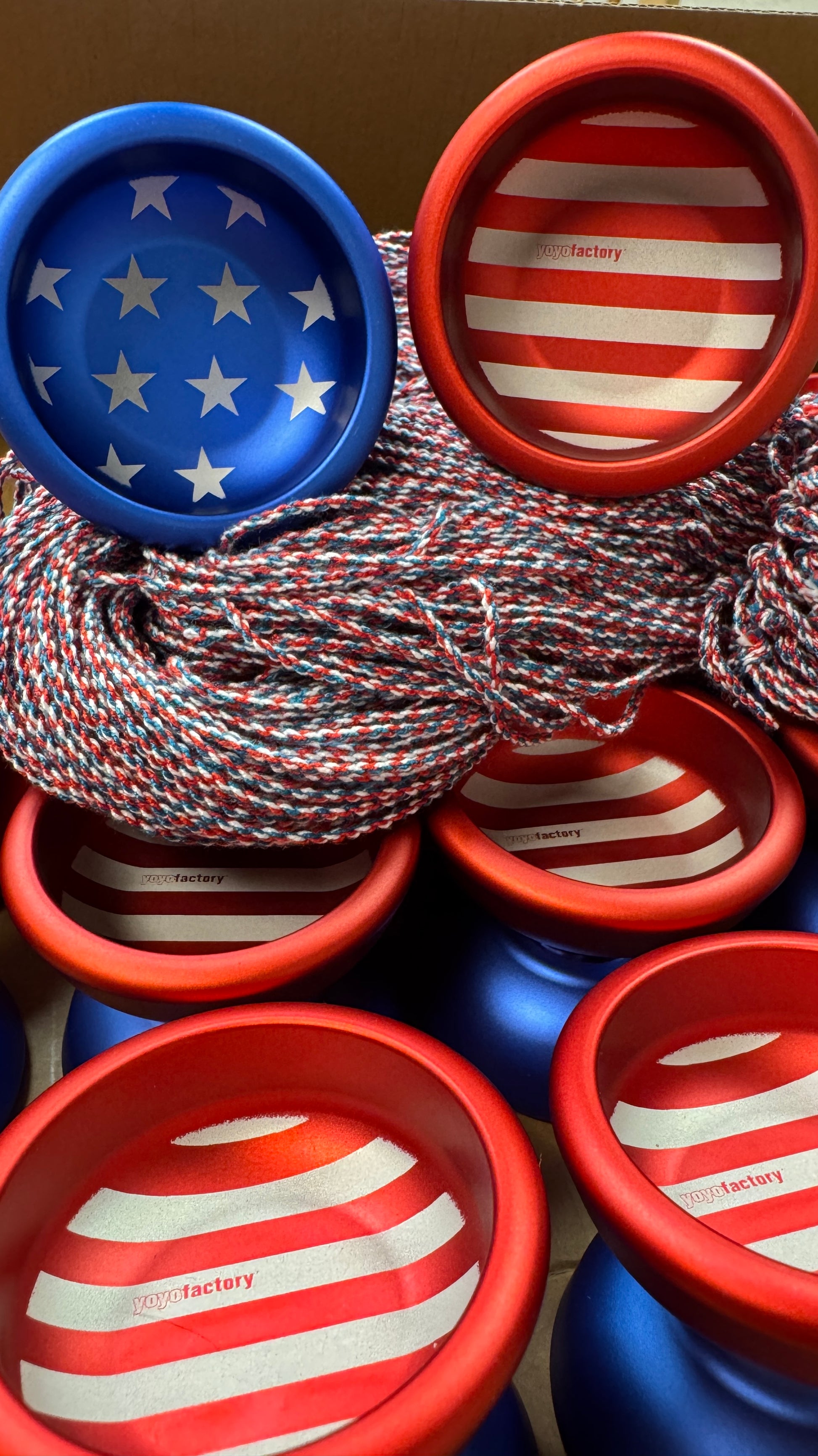 California yoyo with USA theme