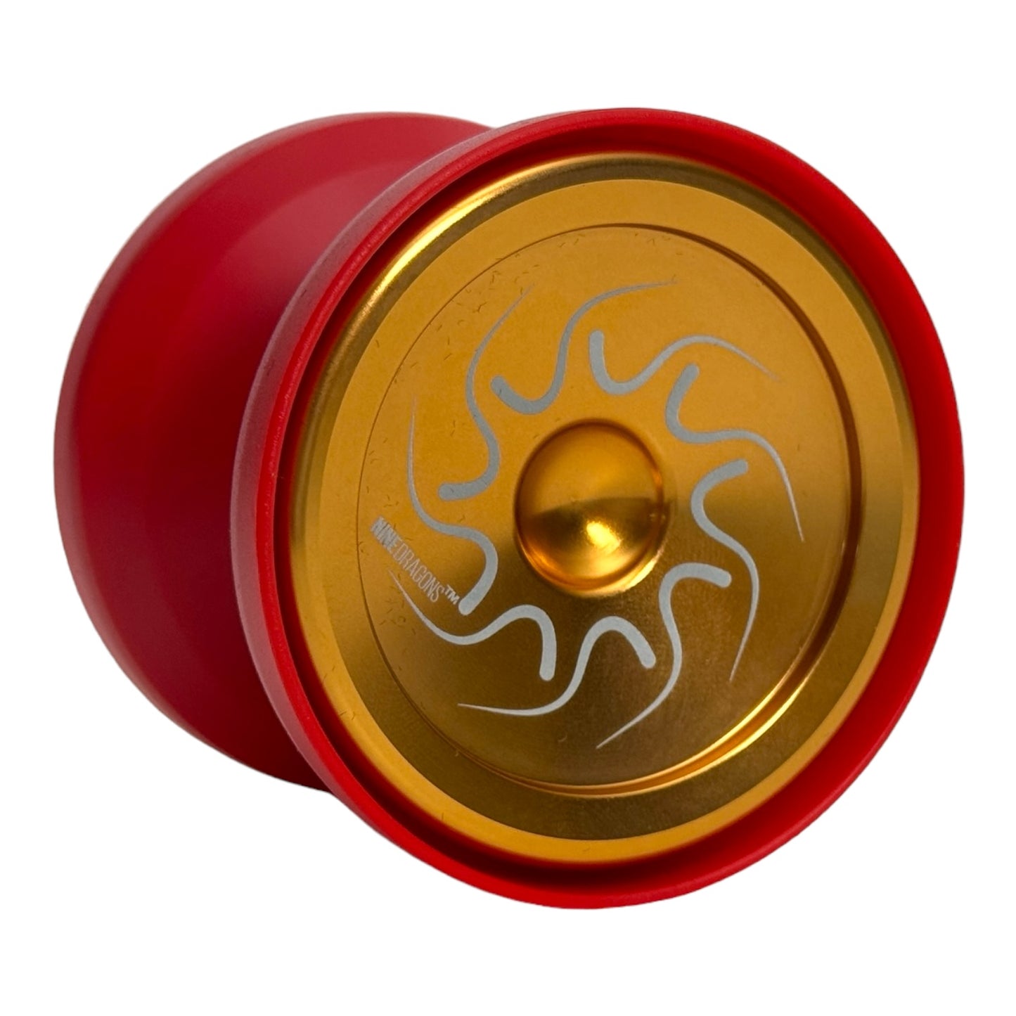 nine dragons yoyo gold with red caps