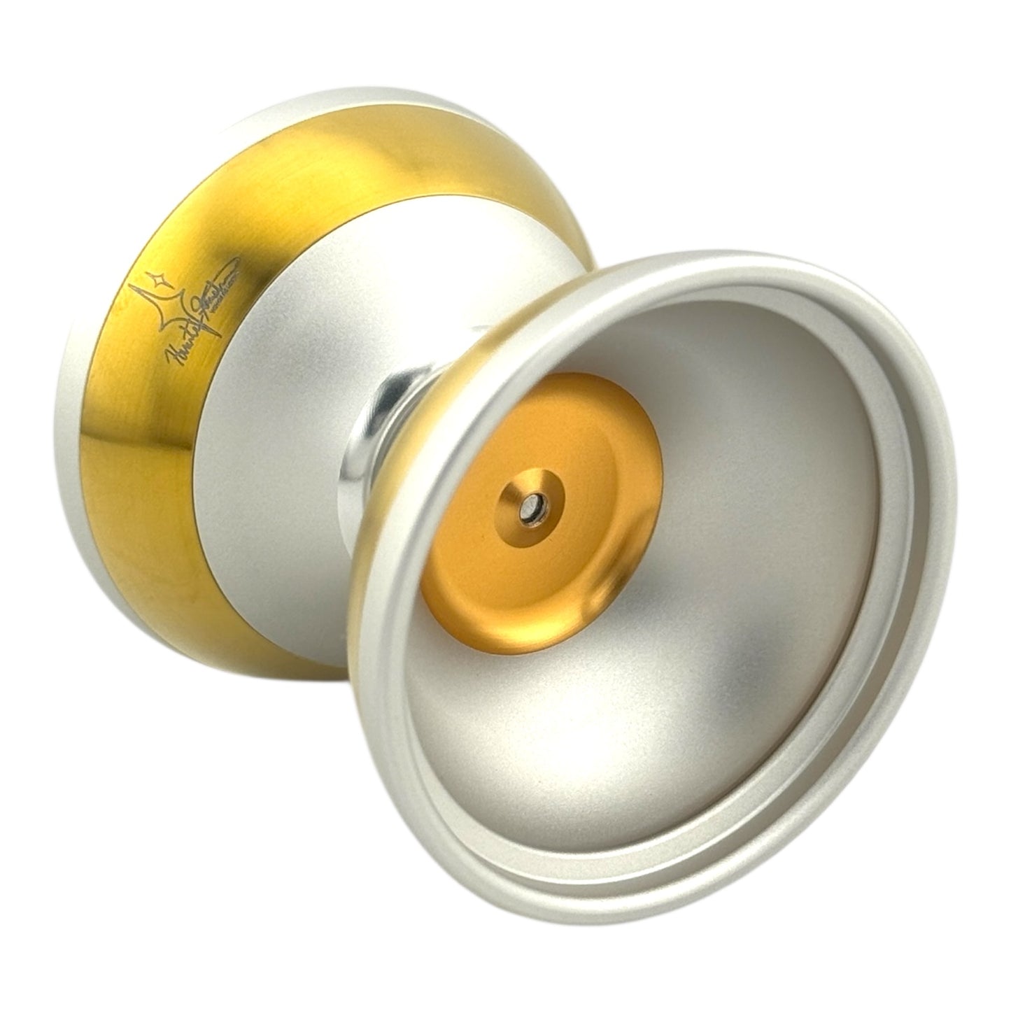 Starlight yo-yo silver with gold rims