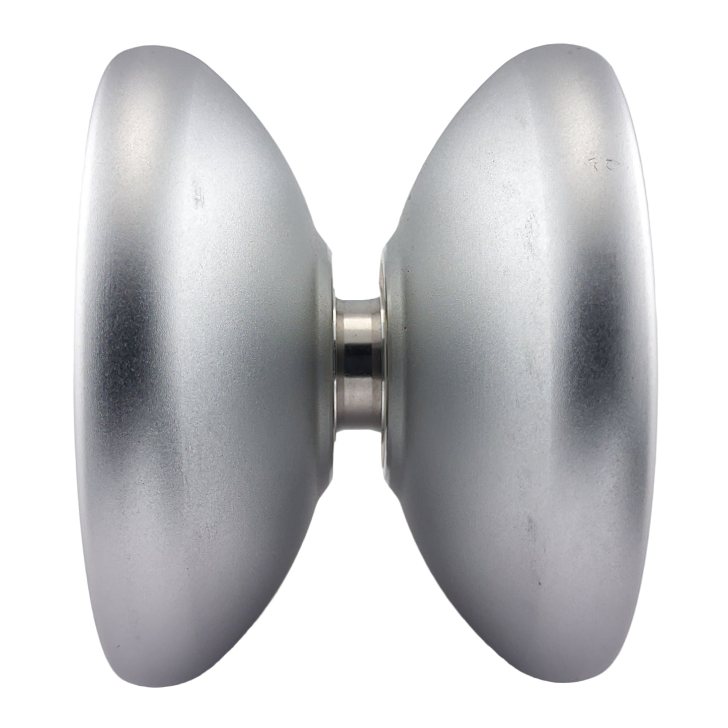 Axolotl Metal yoyo silver bearing view