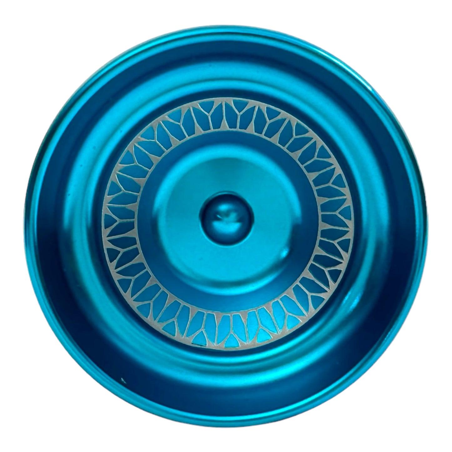 IQ YoYo aqua silver side view
