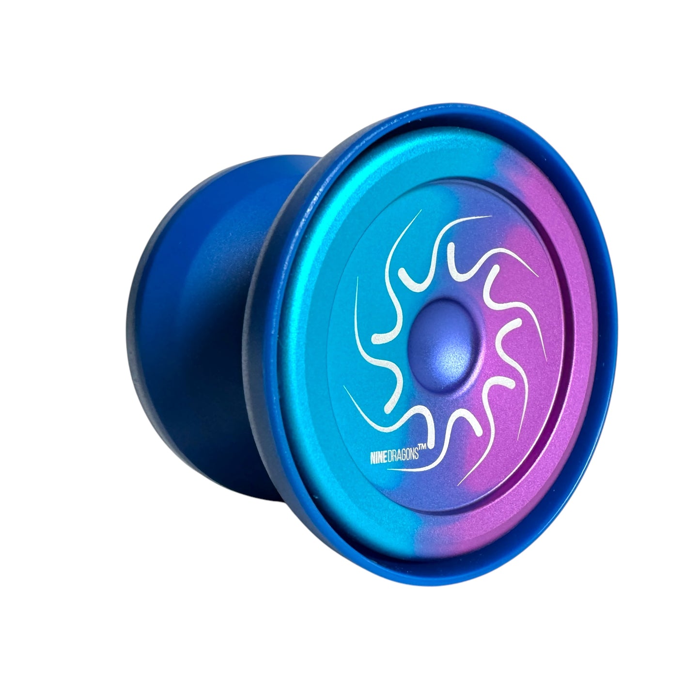 NINE DRAGONS YOYO aqua violet, blue caps