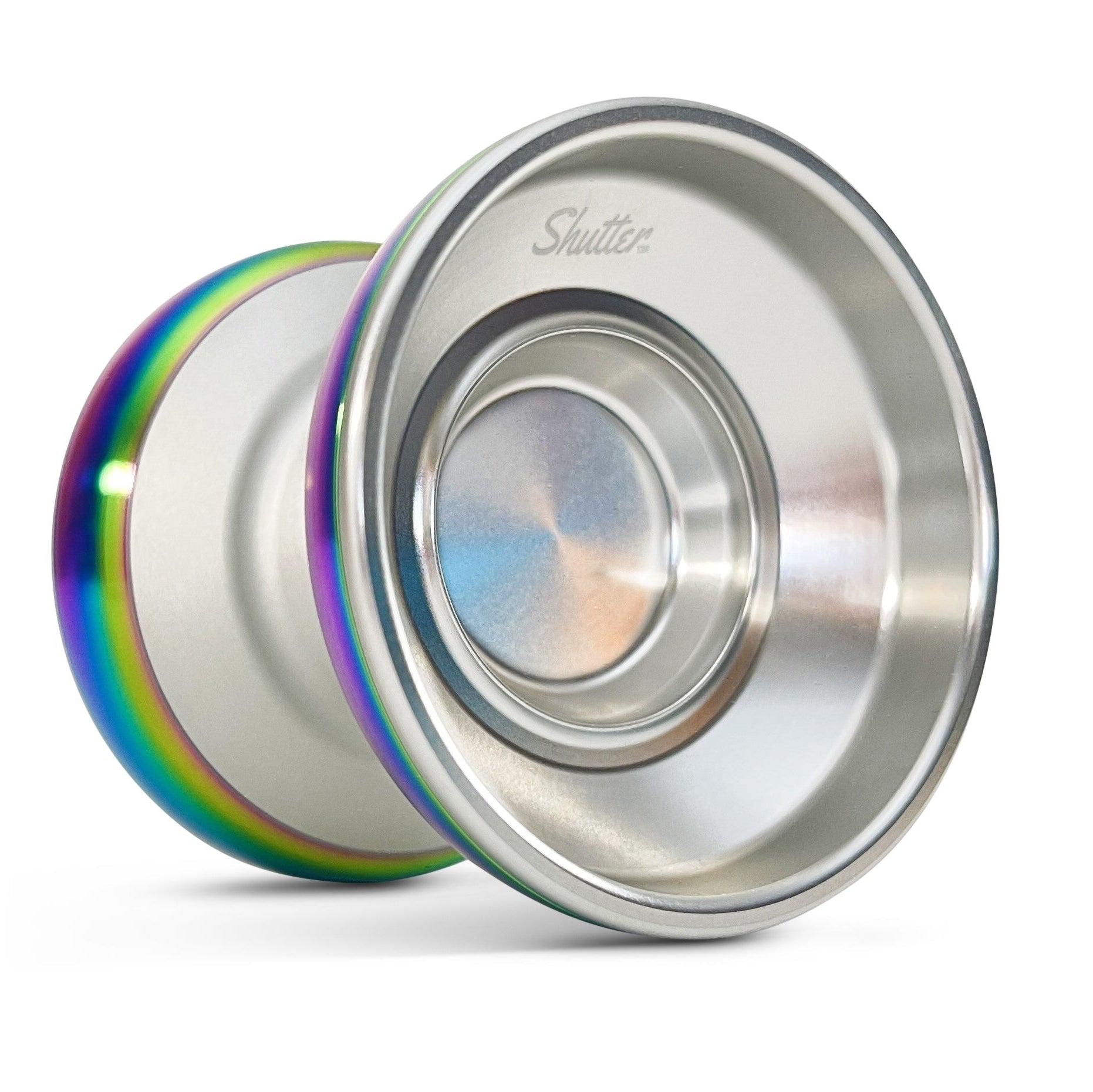 SHUTTER ELITE Bimetal YoYo Silver Rainbow
