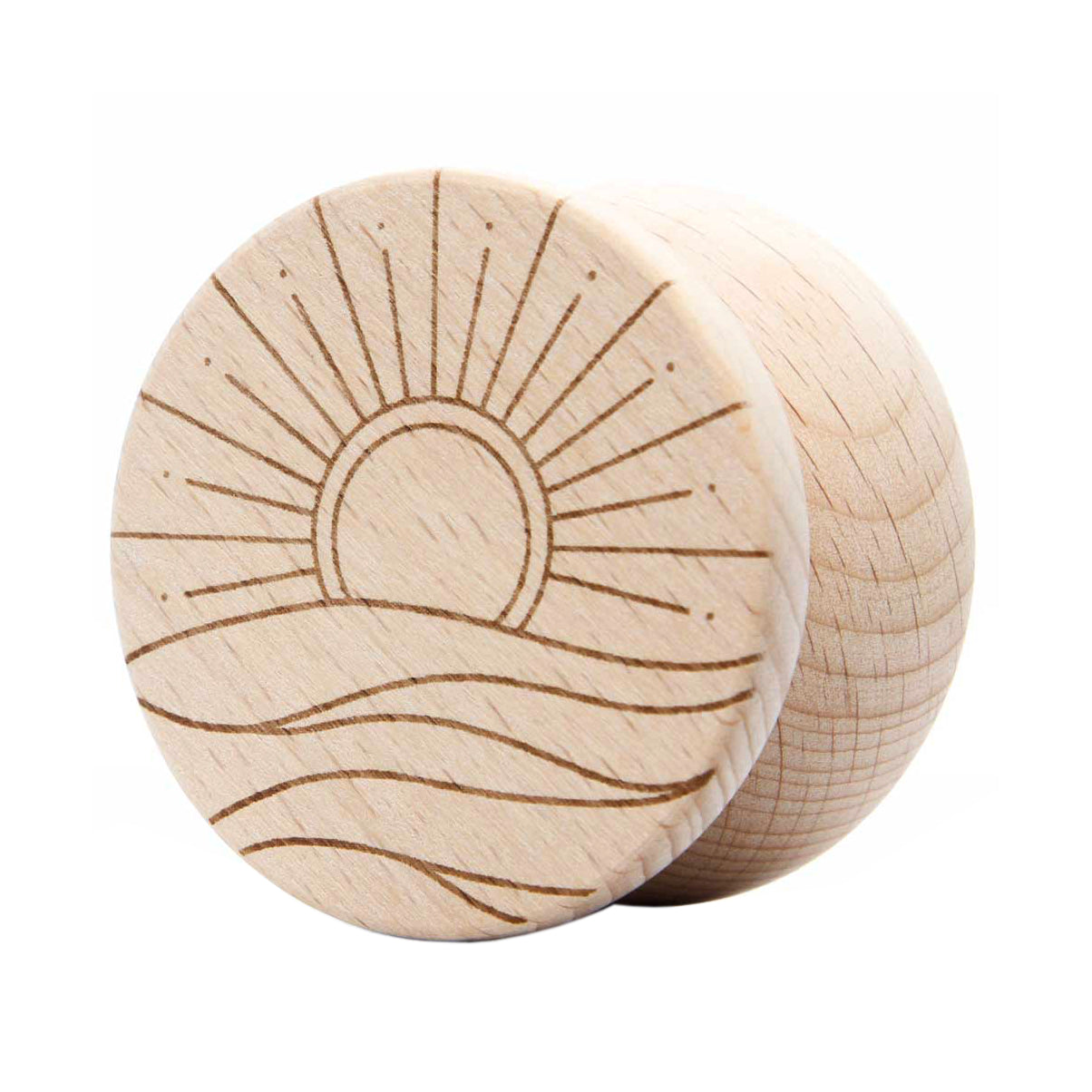 BoHo Wooden Yoyo, side view