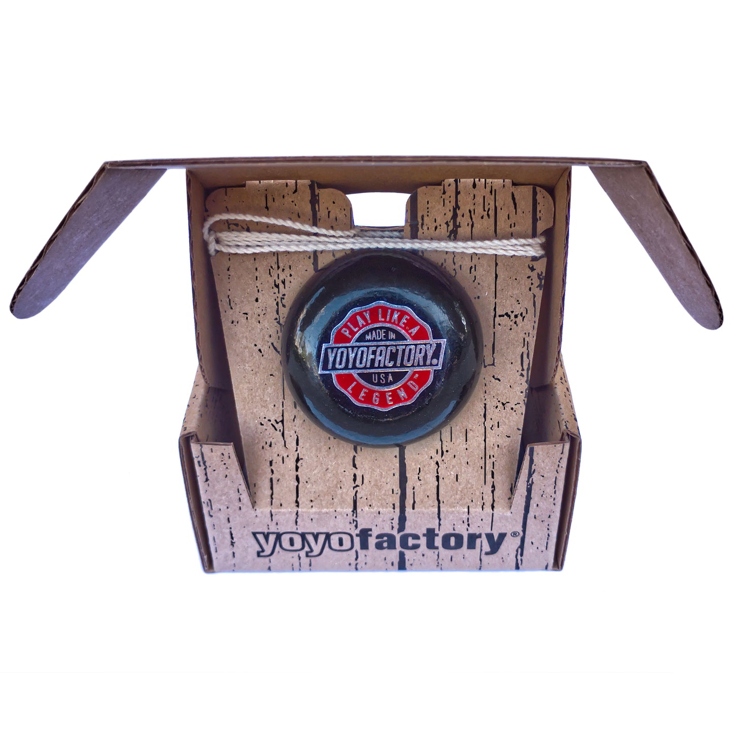 Legend Wood YoYo black open box