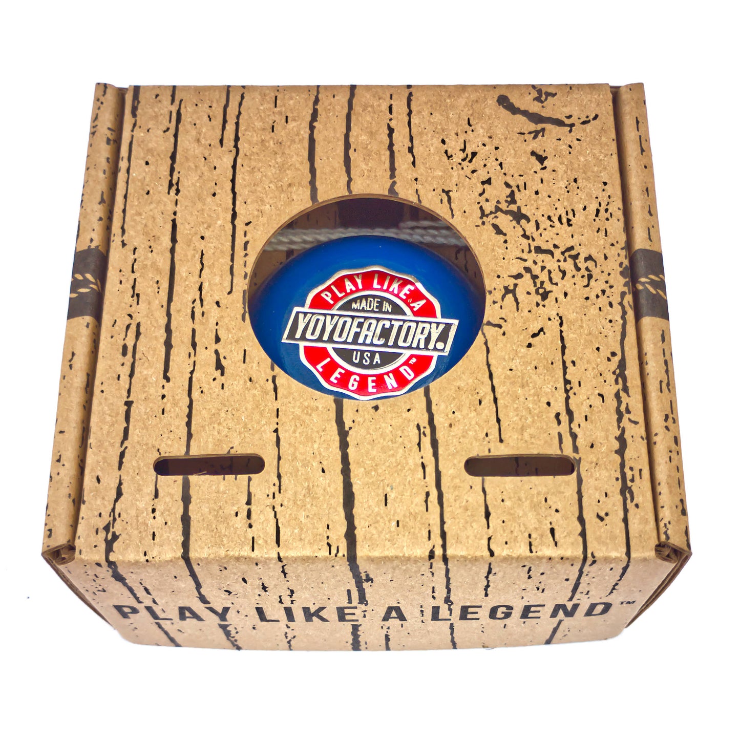 Legend Wood YoYo blue box