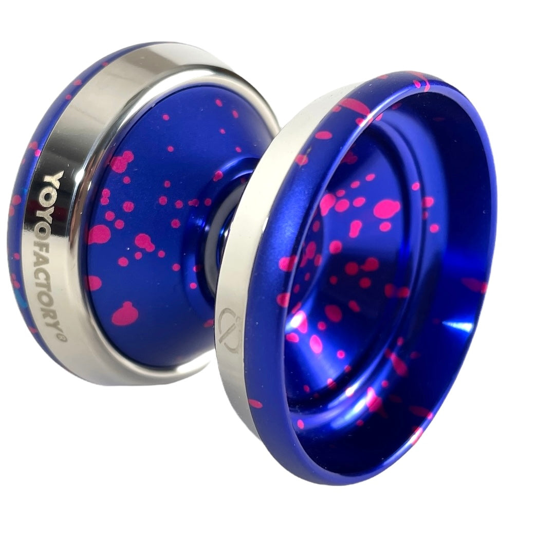 IQ Metal Yoyo blue silver