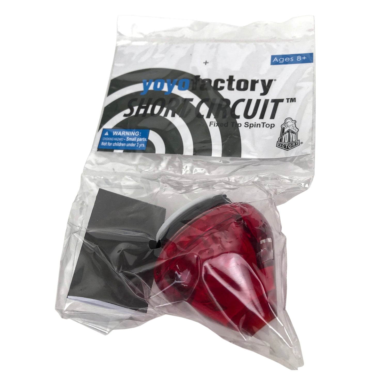 Short Circuit Spintop red in the bag