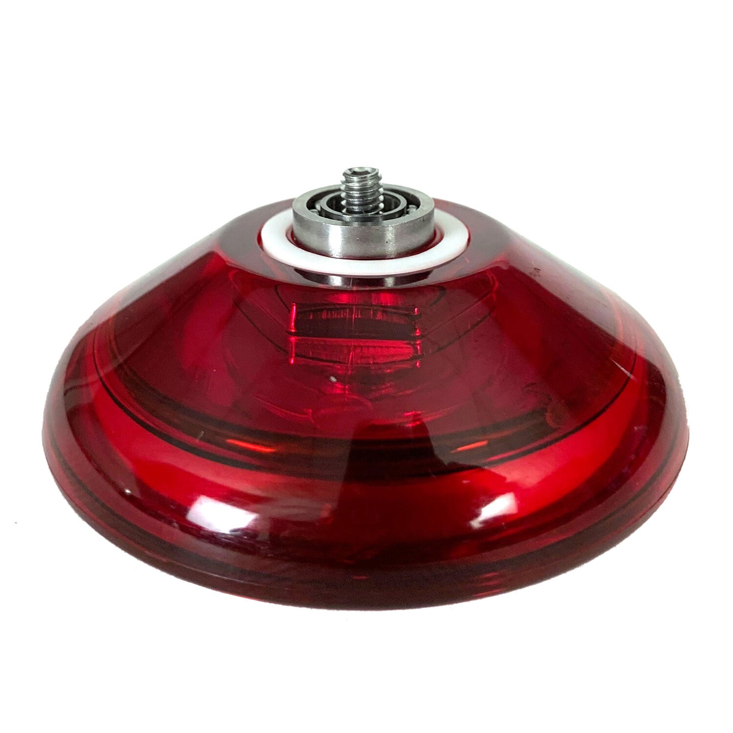 arrow yoyo red with black cap bearing view