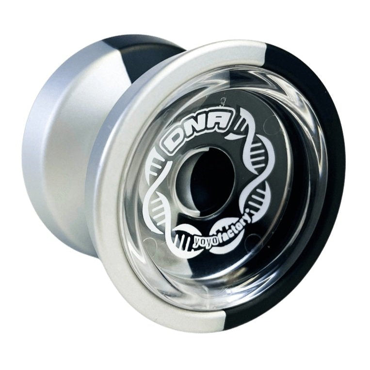 dna yoyo black and silver