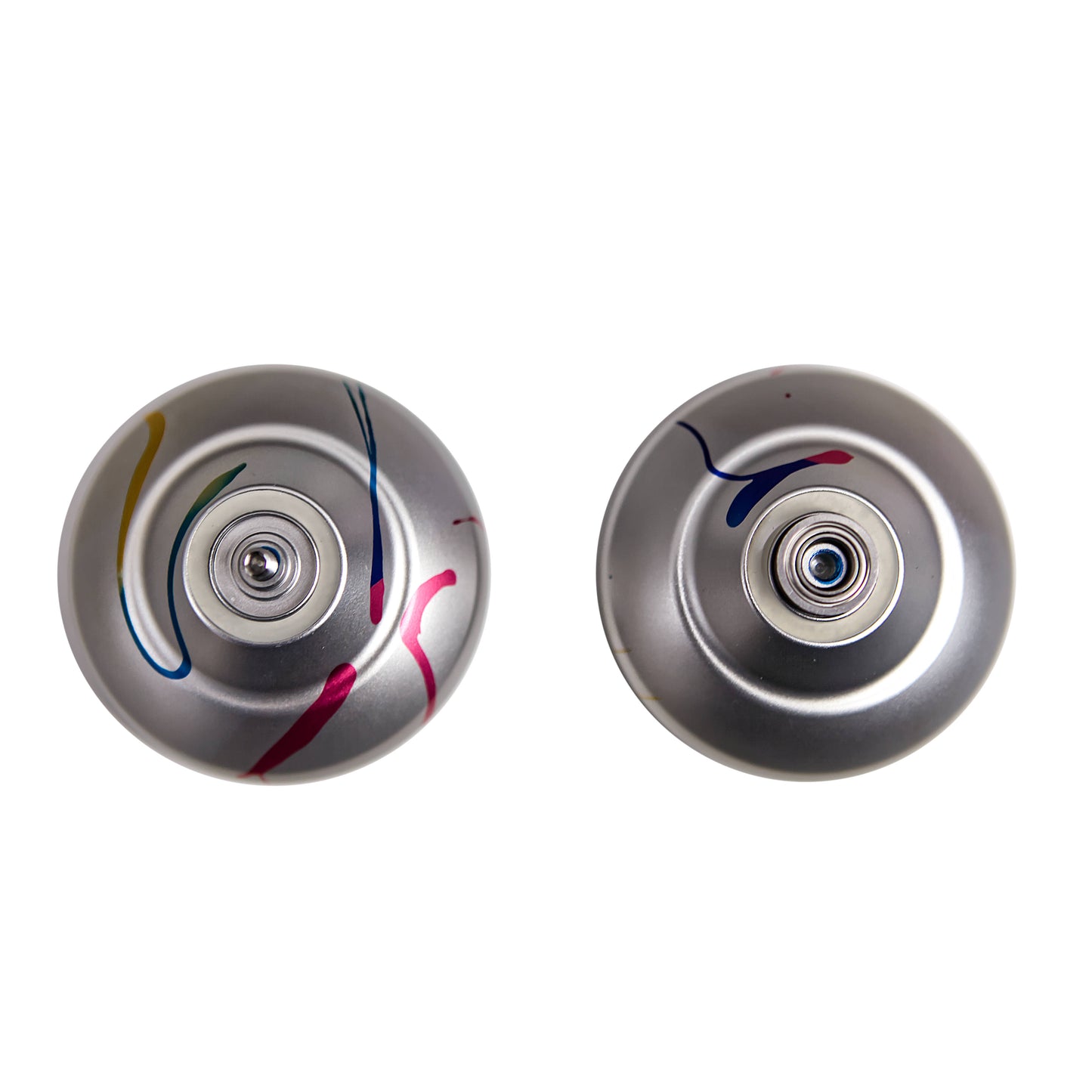 Shutter YoYo silver bearing view