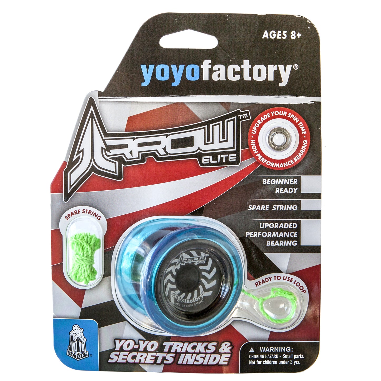 Arrow YoYo in the box front view