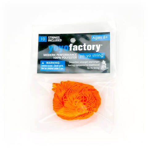 Replacement 10 YoYo strings orange