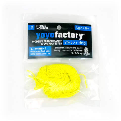 Replacement 10 YoYo strings yellow