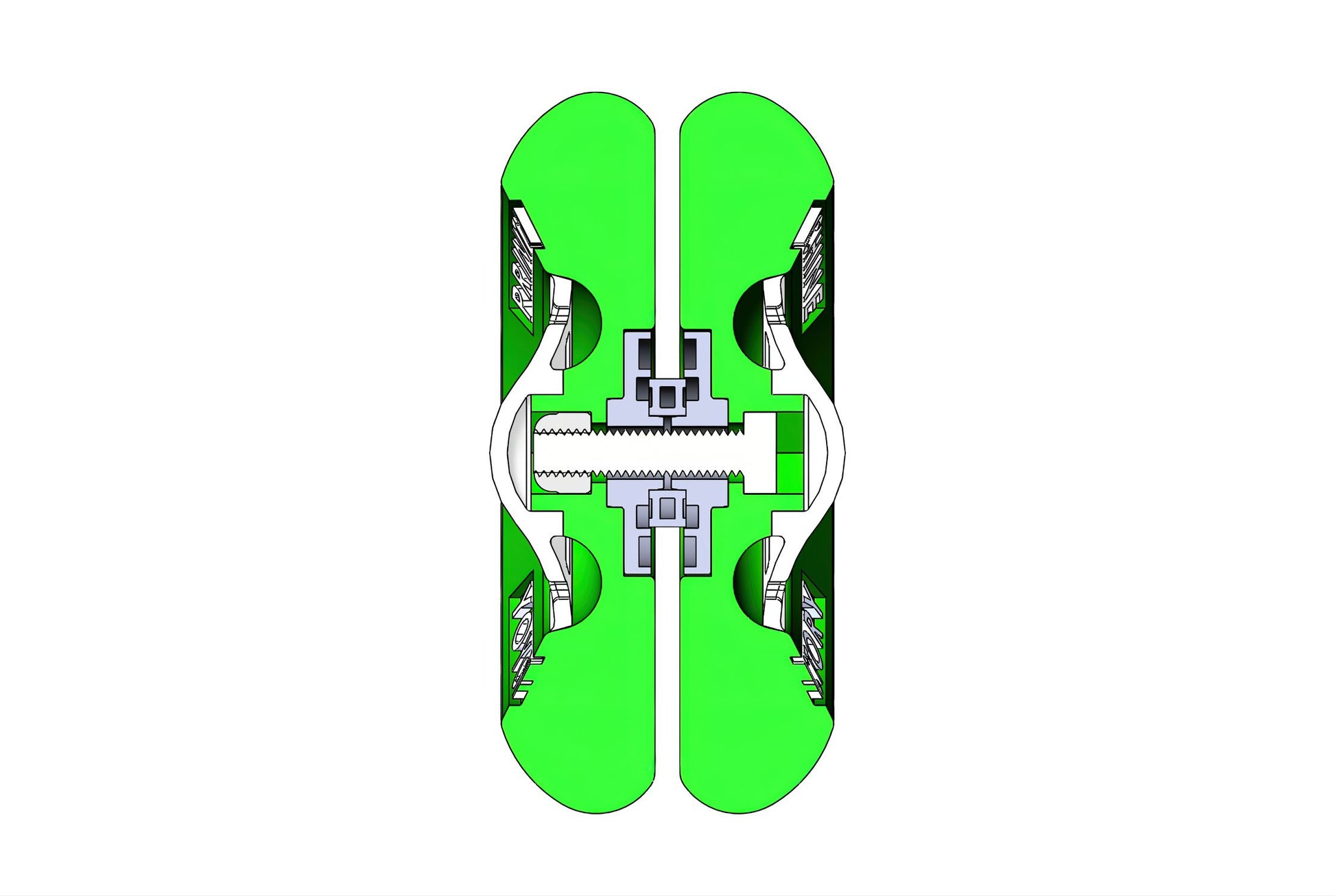 3d Printed looper YoYo cross section