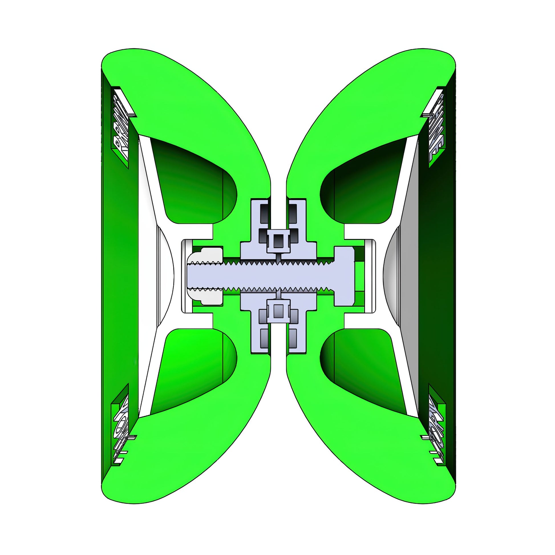 3d Printed Wing YoYo cross section