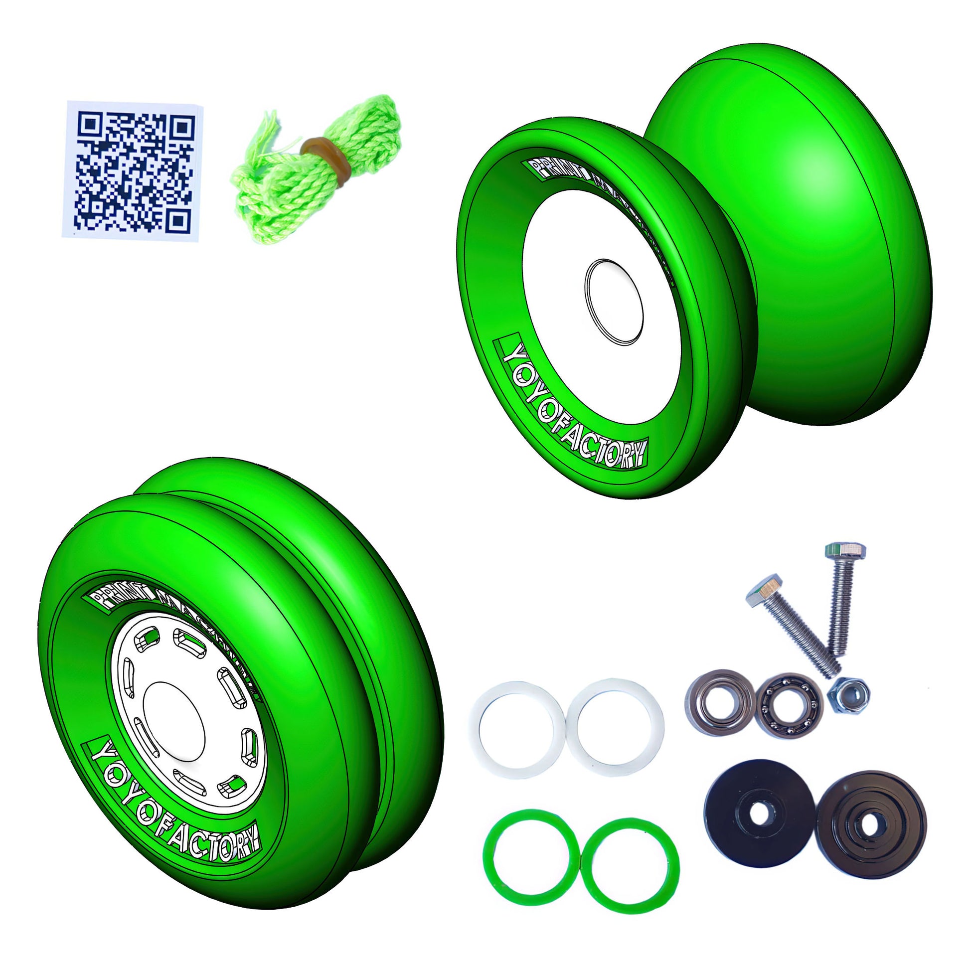 3d Printed YoYos and Bearing Kit