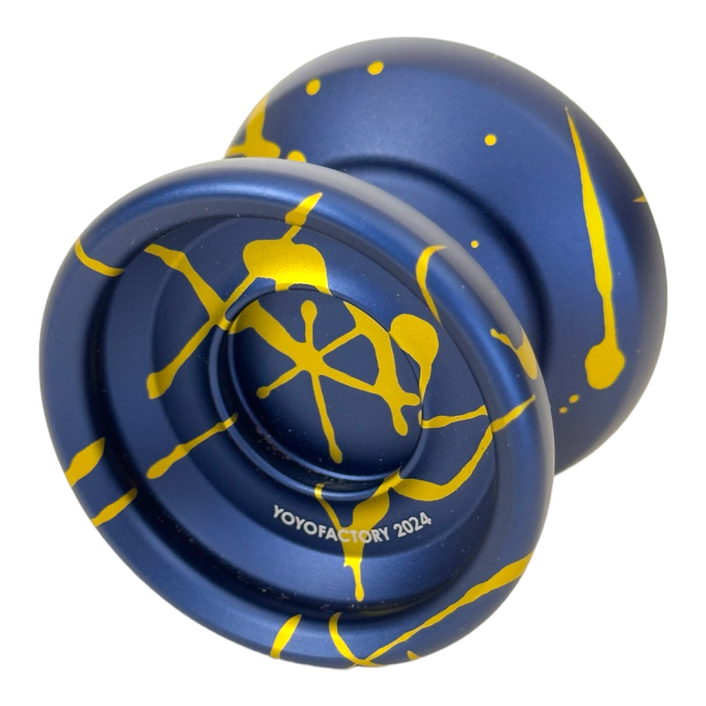 Shutter YoYo blue with yellow splash