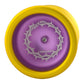 Purple and gold PREVAIL YoYo on a white background