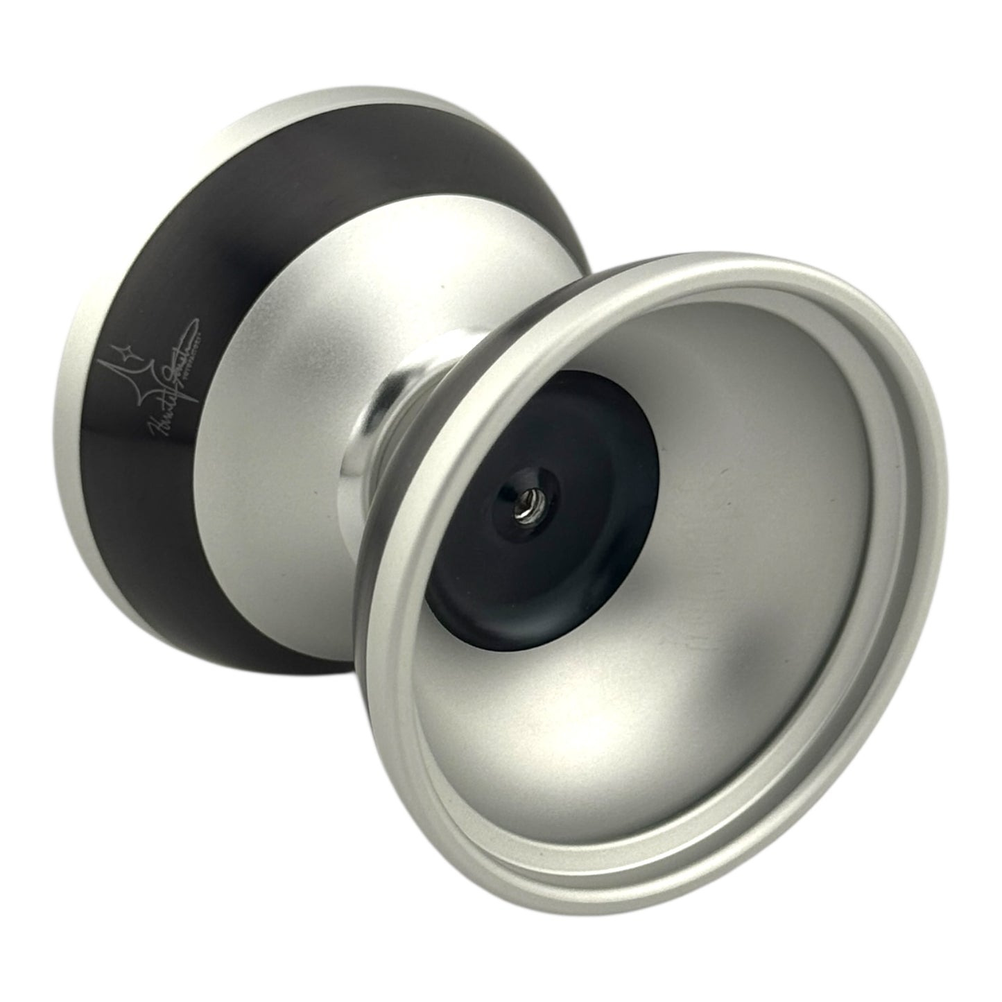Starlight yo-yo silver with black rims