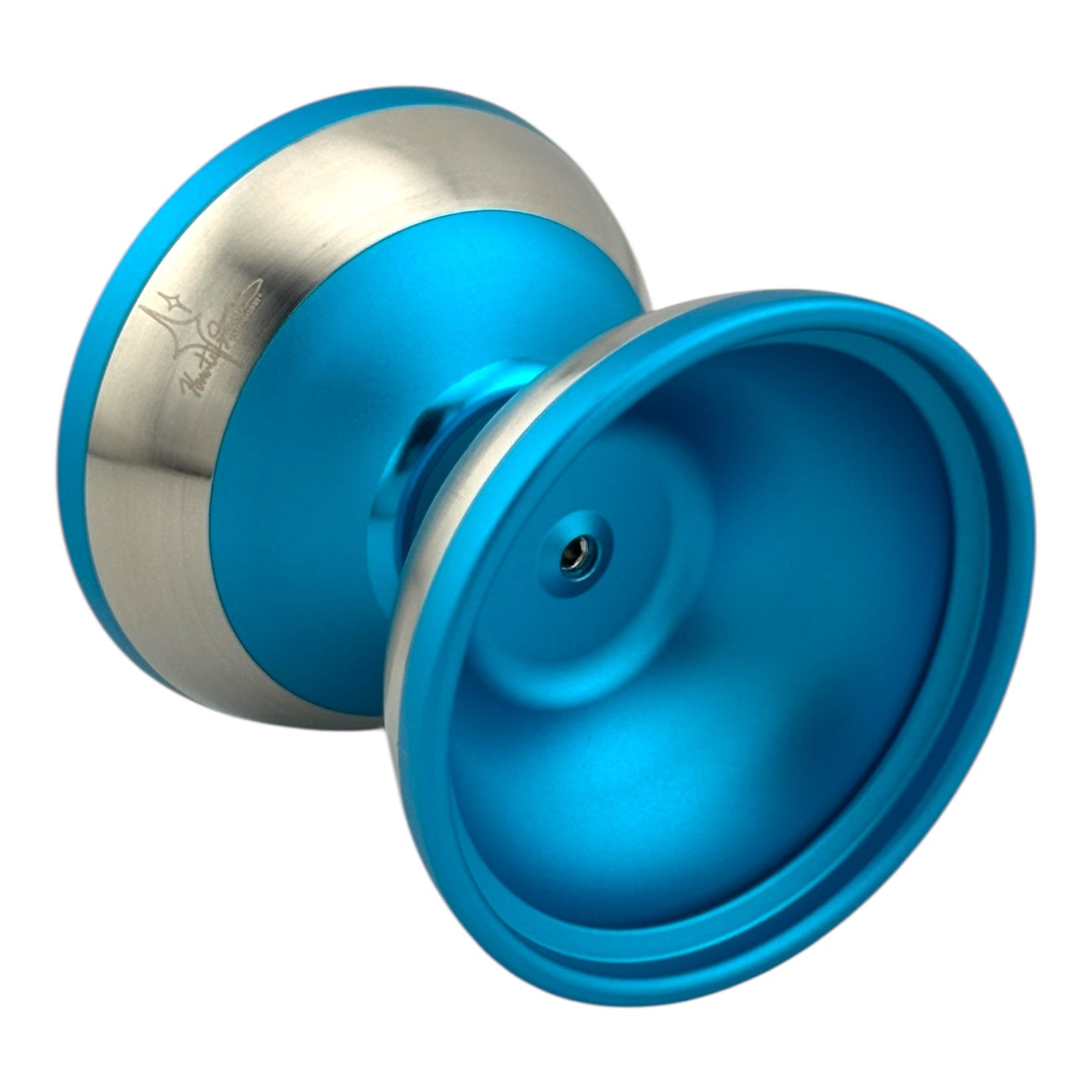 Starlight yo-yo aqua with silver rims 