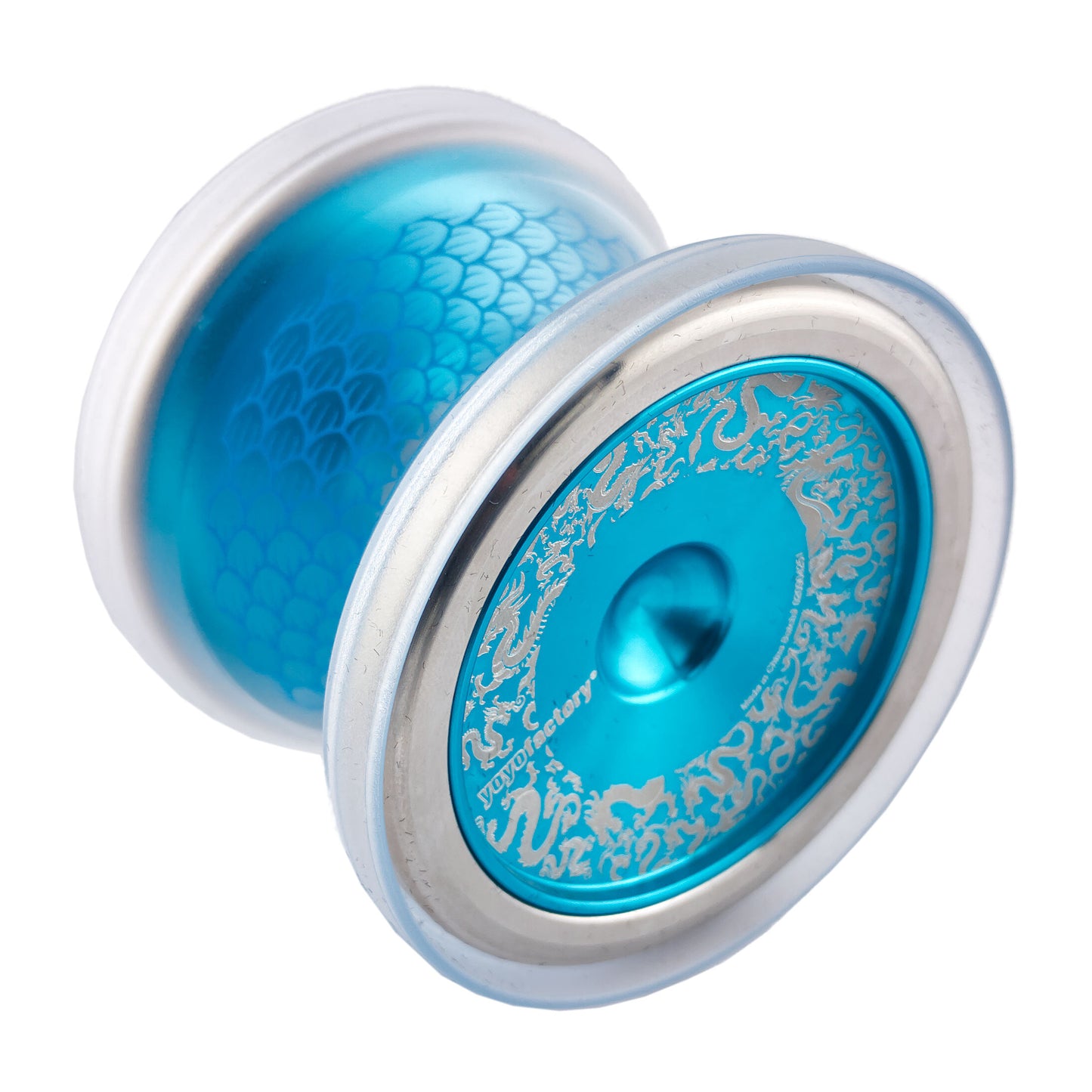 99 Dragons Bi-Metal YoYo blue silver