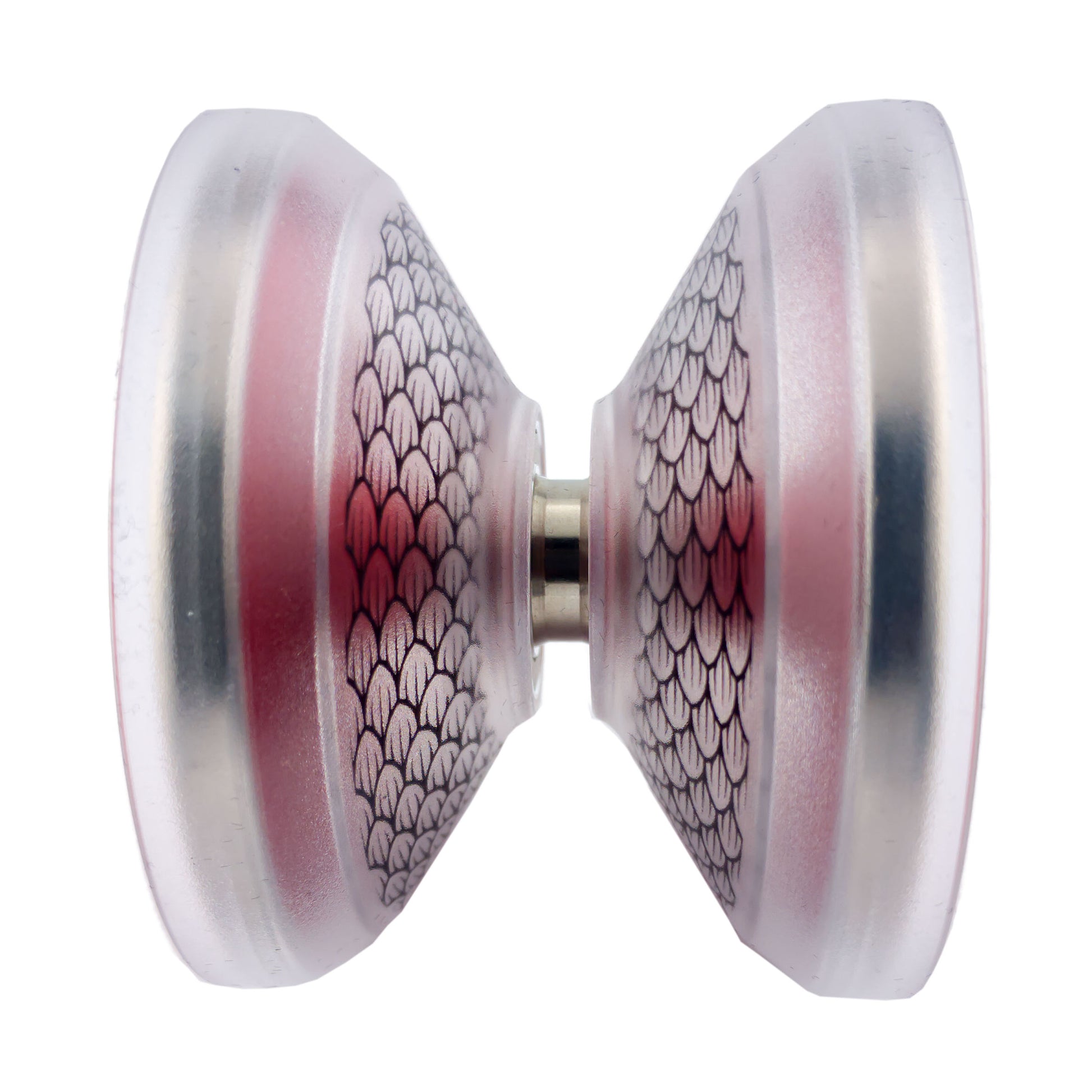 99 Dragons Bi-Metal YoYo red bearing view