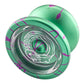 Axolotl Metal yoyo green and purple splash