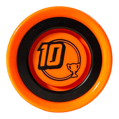 NorthStar YoYo orange with black rim face on view