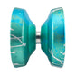 DNA yoyo green aqua splash bearing view
