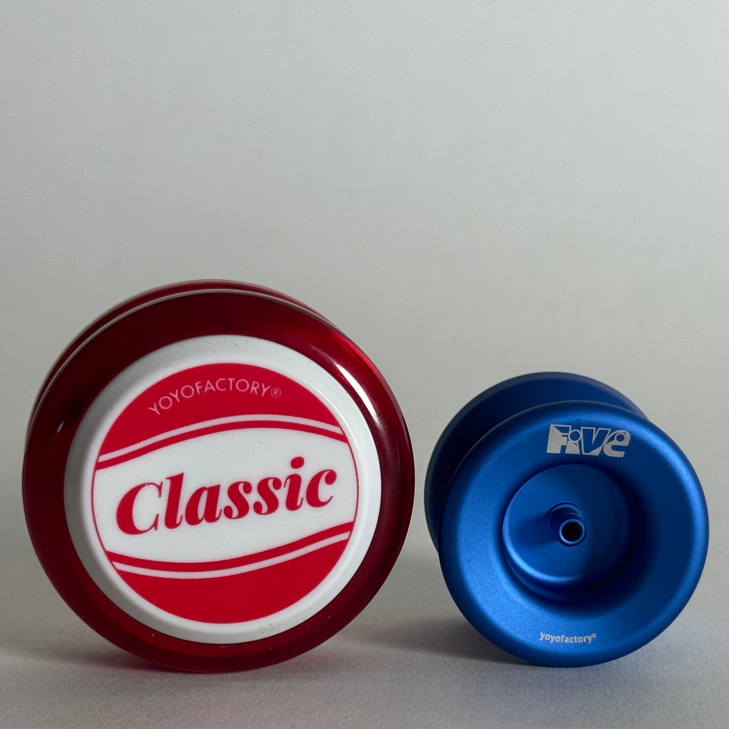 FiVe YoYo in comparison to Classic size yoyo