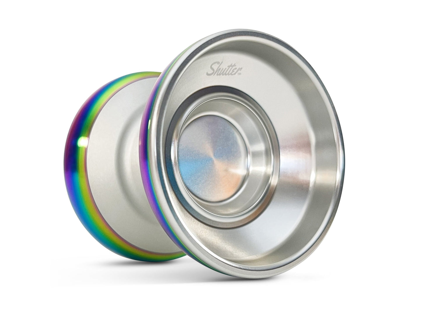 SHUTTER ELITE Bimetal YoYo Silver Rainbow