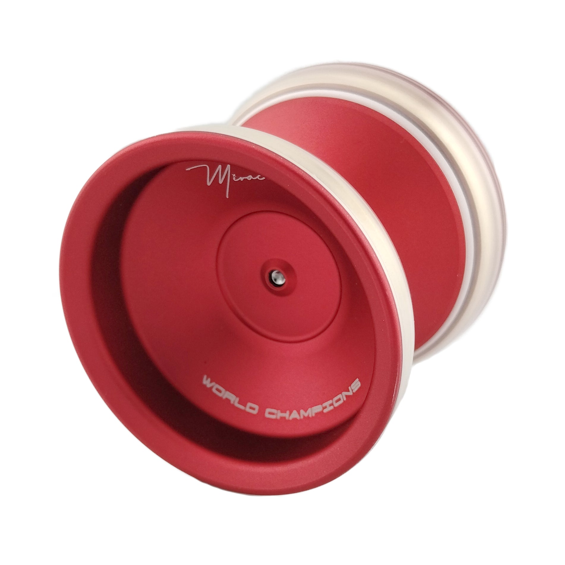 The Miracle YoYo - red with brass rims