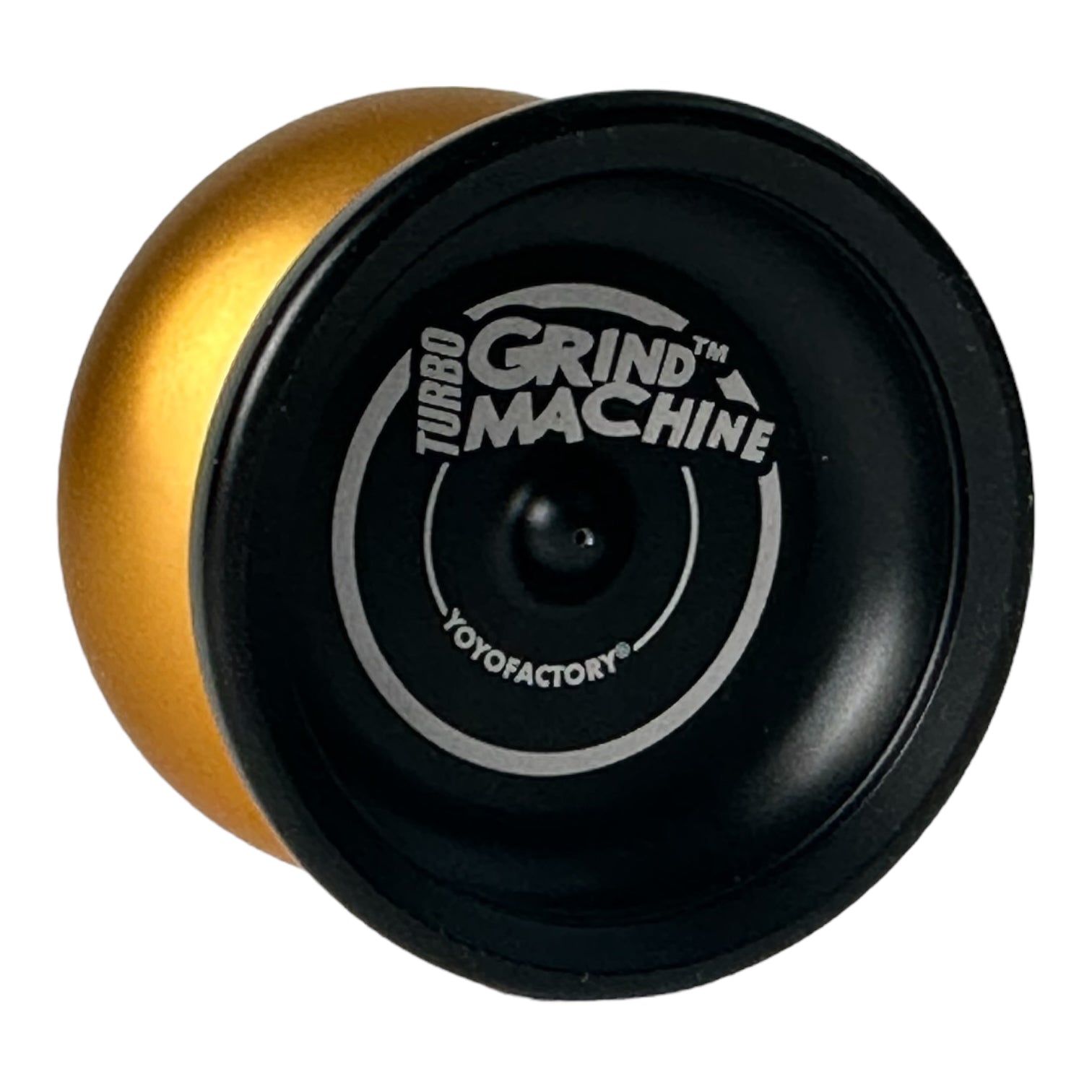 Turbo Grind Machine gold and black yoyo