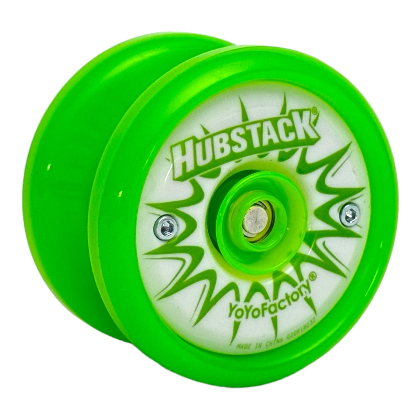 Hubstack yoyo green and white