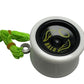 HALO YoYo - PLASTIC -  white with black caps kit