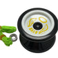 HALO YoYo - PLASTIC - black with white caps