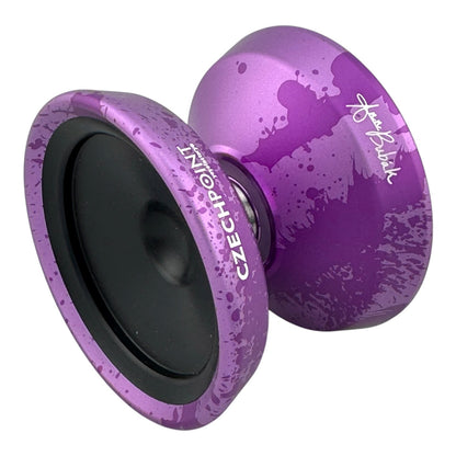 CzechPoint YoYo purple splash black cap