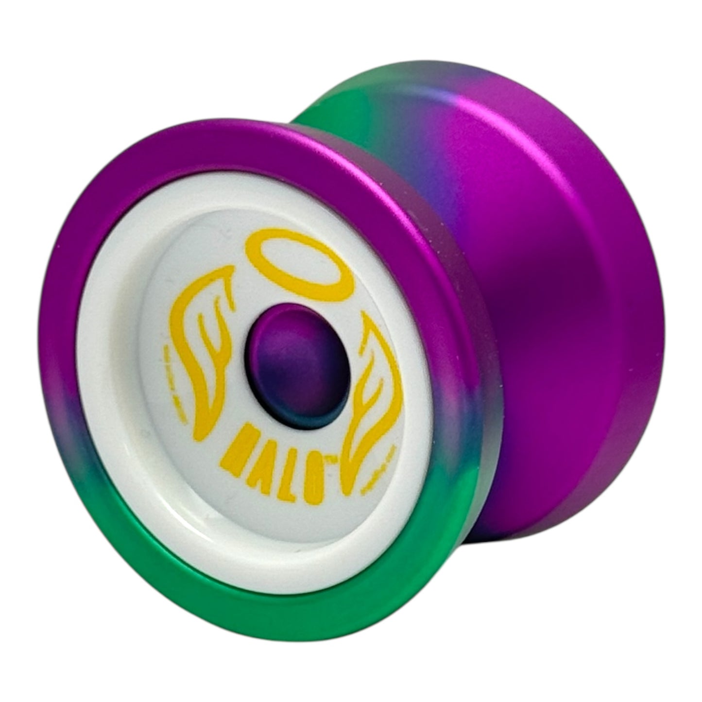 Metal HALO YoYo purple green