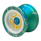 Metal HALO YoYo green blue splash