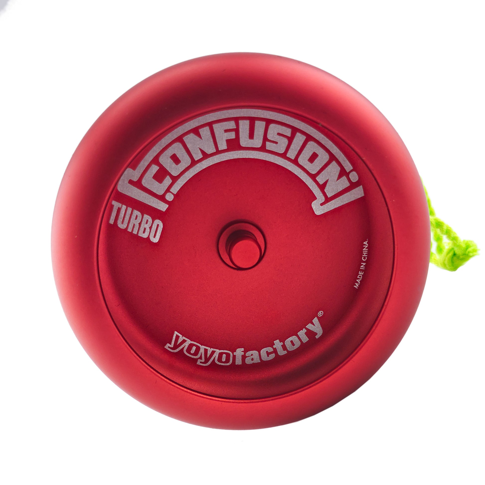 Turbo Confusion yoyo red, side view