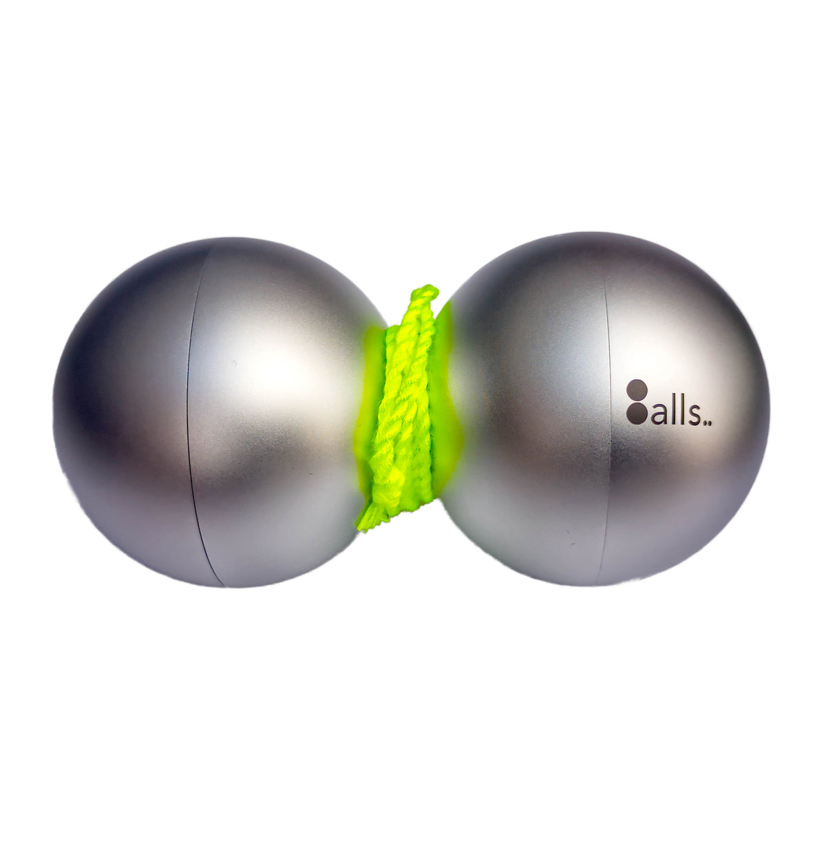 silver balls yoyo - front view