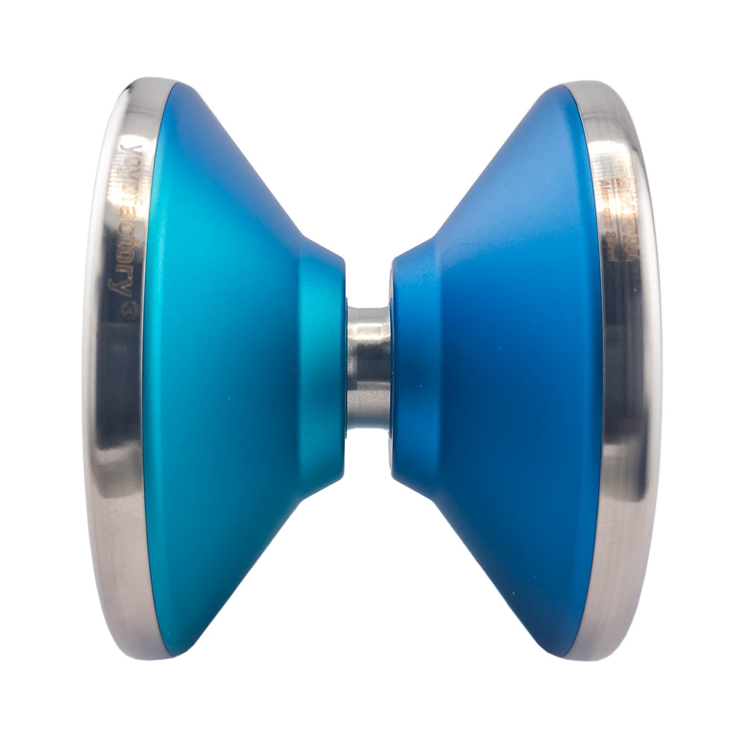Bimetal YoYo aqua fade, bearing view