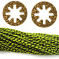 Retro YoYo set, Cork Response Pads / String   yellow and black