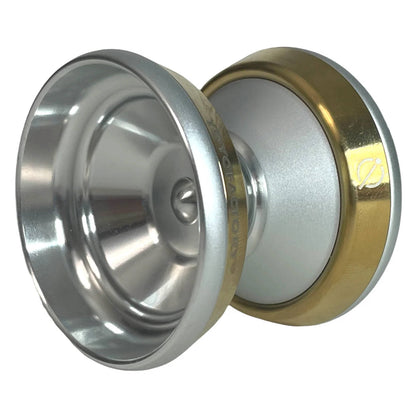 IQ Metal Yoyo silver gold 45 degree view
