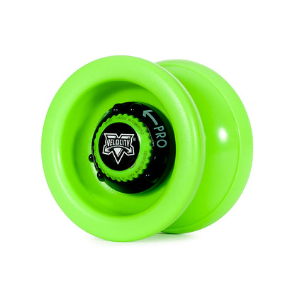 Velocity Adjustable YoYo, green with black dial
