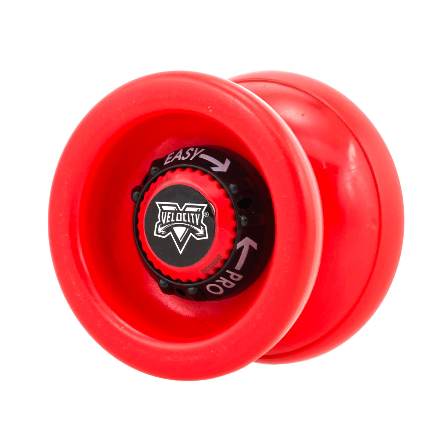 velocity yoyo red with black dial